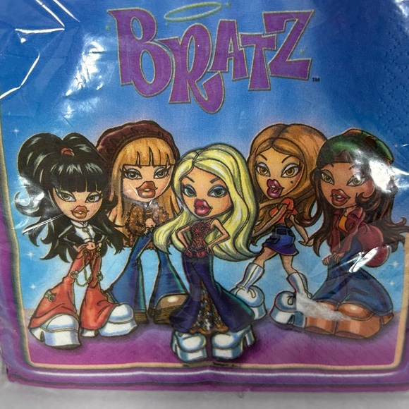2002 Bratz Party Napkins 🎀 Y2K MGA Entertainment – New Sealed Pack - Picture 2 of 5
